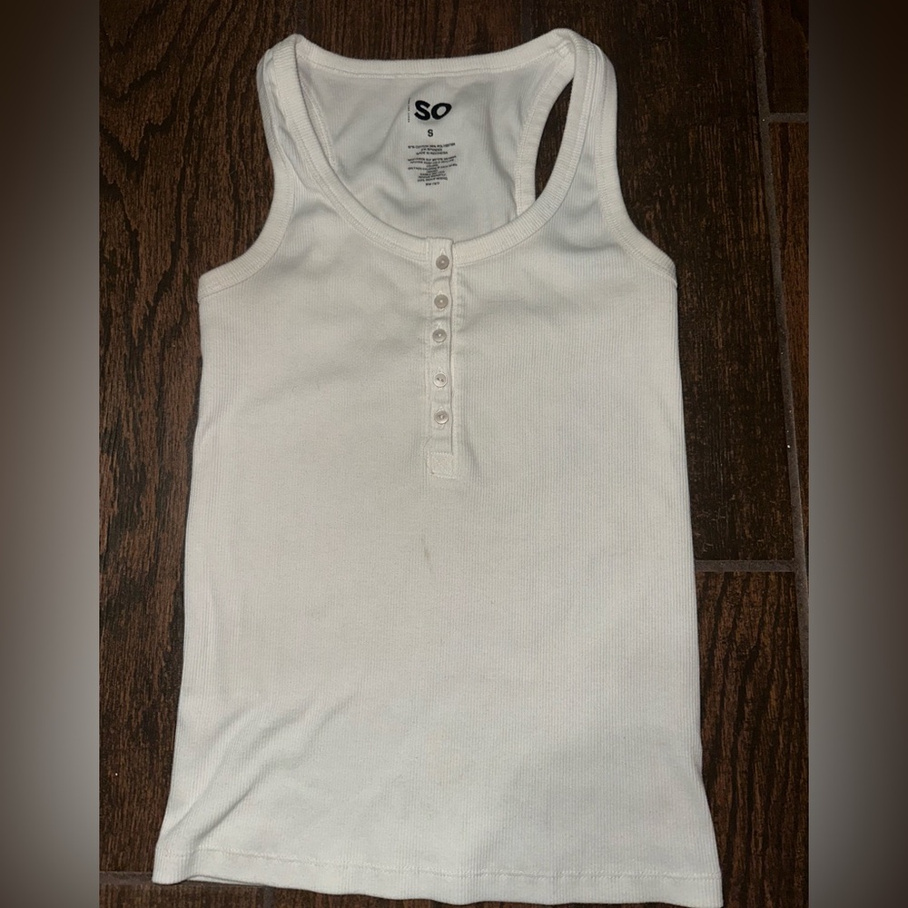 Size small white top